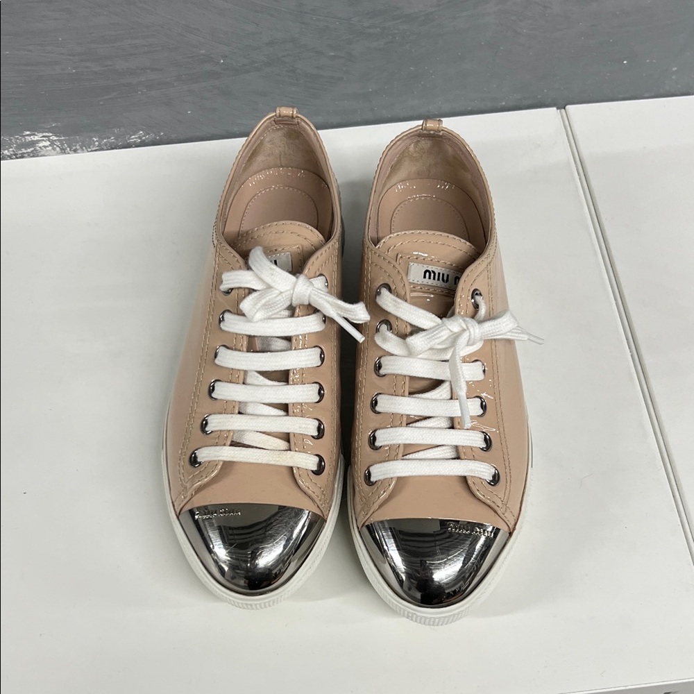 Miu Miu Logo Sneakers
